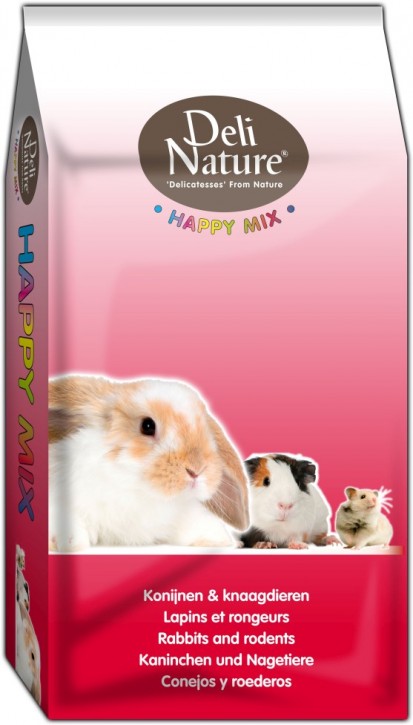 Deli Nature Happymix (Zwerg)Kaninchen 3 kg oder 15 kg