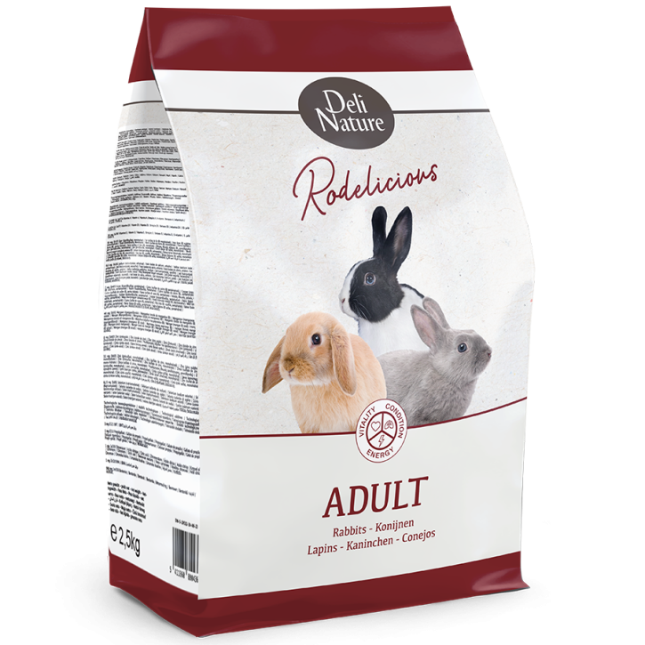 Deli Nature Rodelicious Adult Kaninchen 4 x 2,5 kg