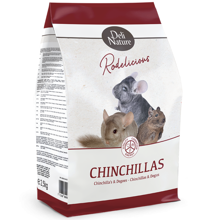 Deli Nature Rodelicious Chinchillas 4 x 2,5 kg