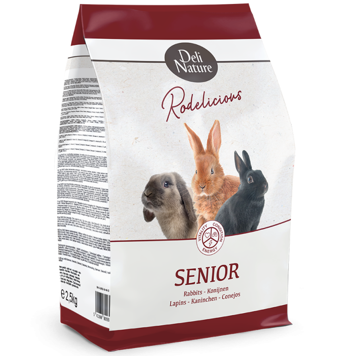 Deli Nature Rodelicious Senior Kaninchen 4 x 2,5 kg