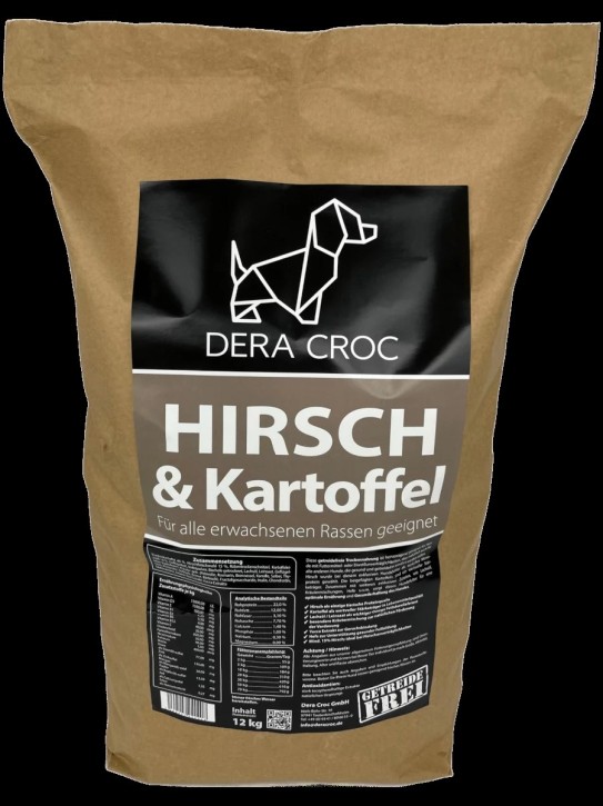 Dera Croc Hirsch & Kartoffel 3 kg