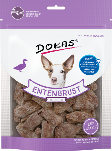 Dokas Dog Entenbrust Nuggets 10 x 110 g