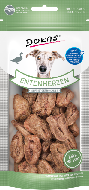 Dokas Dog Entenherzen 8 x 22 g