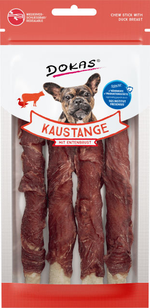 Dokas Dog Kaustange mit Entenbrust 50 g oder 200 g