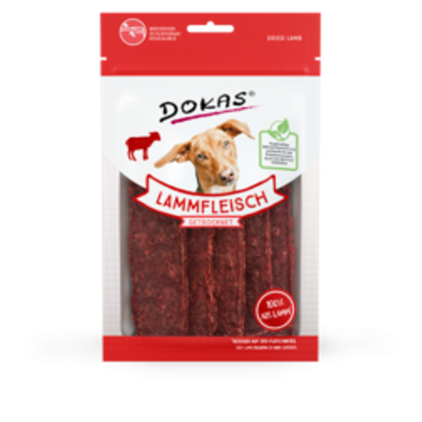 Dokas Dog Lammfleisch getrocknet 12 x 70 g