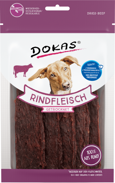 Dokas Dog Rindfleisch getrocknet 12 x 70 g