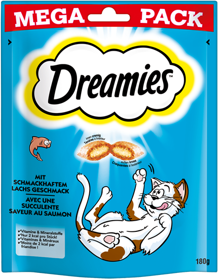 Dreamies Cat mit Lachs 4 x 180 g