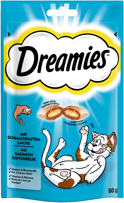 Dreamies Cat mit Lachs 6 x 60 g