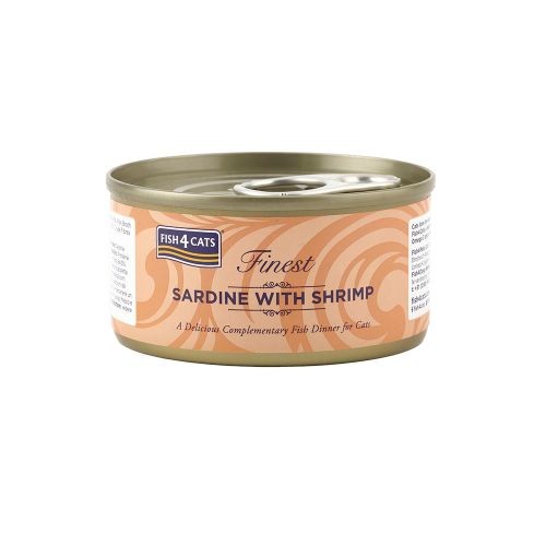 Fish4Cats Finest Sardine mit Garnelen 12 x 70 g