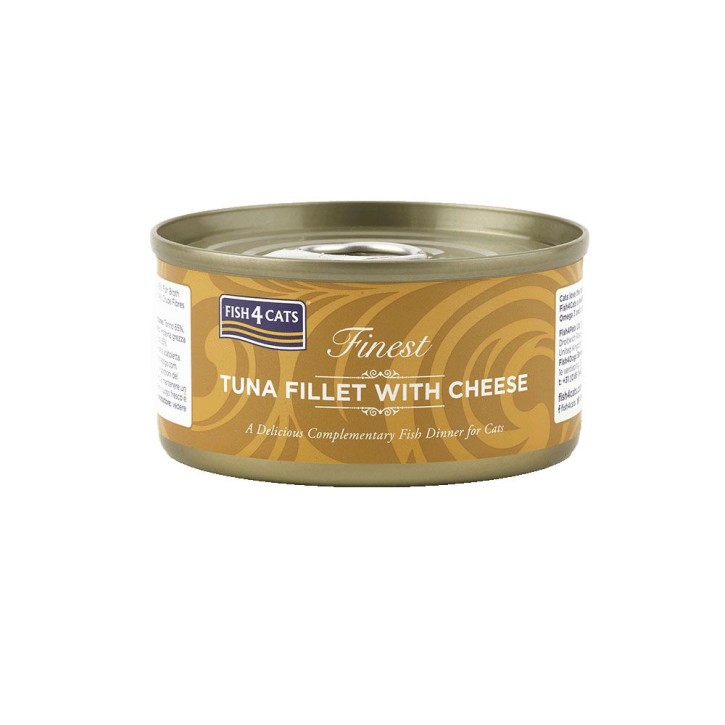 Fish4Cats Finest Thunfischfilet mit Käse 12 x 70 g
