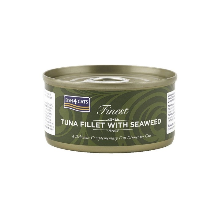 Fish4Cats Finest Thunfischfilet mit Seealgen 12 x 70 g