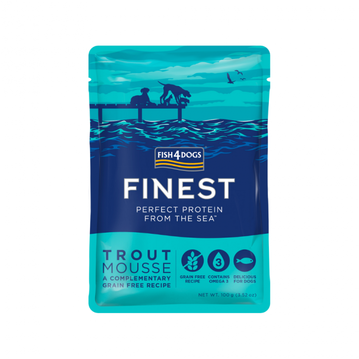 Fish4Dogs Finest Forelle Mousse 12 x 100 g