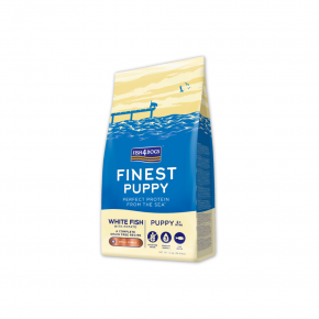 Fish4Dogs Finest Puppy Weißfisch mit Kartoffel kleine Krokette 6 kg oder 12 kg (SPARTIPP: unsere Staffelpreise)