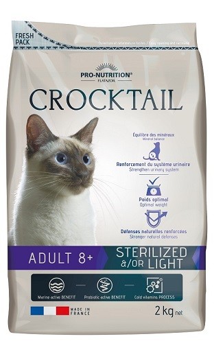 Flatazor Cat Crocktail Adult 8+ Sterilized 2 kg