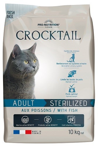 Flatazor Cat Crocktail Adult Sterilized mit Fisch 2 kg oder 10 kg (SPARTIPP: unsere Staffelpreise)