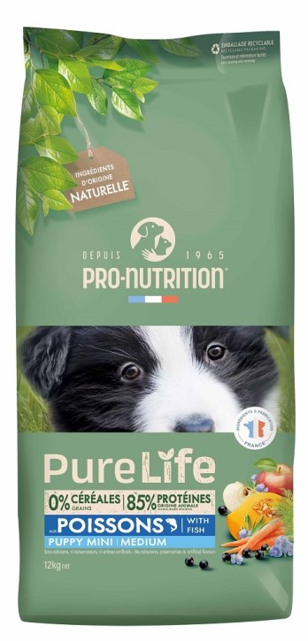 Flatazor Pure Life Puppy Mini & Medium mit Fisch 12 kg (SPARTIPP: unsere Staffelpreise)