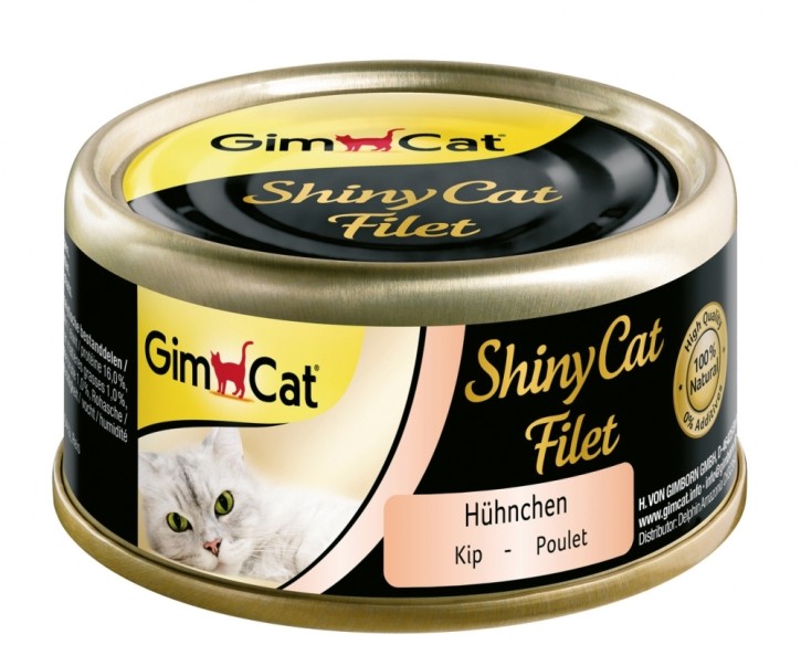 Gimpet ShinyCat Filet Hühnchen 24 x 70 g