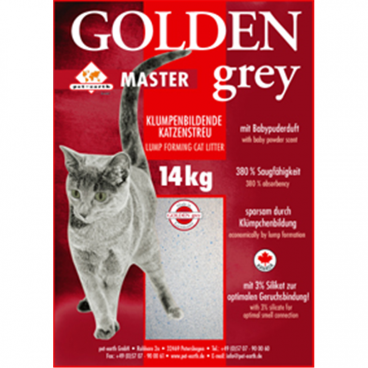 Golden Grey Master mit Babypuderduft und Silikat 14 kg