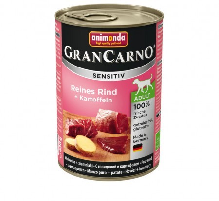 Animonda Dog Gran Carno Sensitiv Adult Reines Rind plus Kartoffeln 400 g