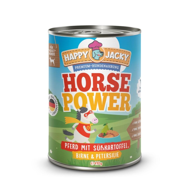 Happy Jacky Dog Horse Power 200 g, 410 g oder 820 g