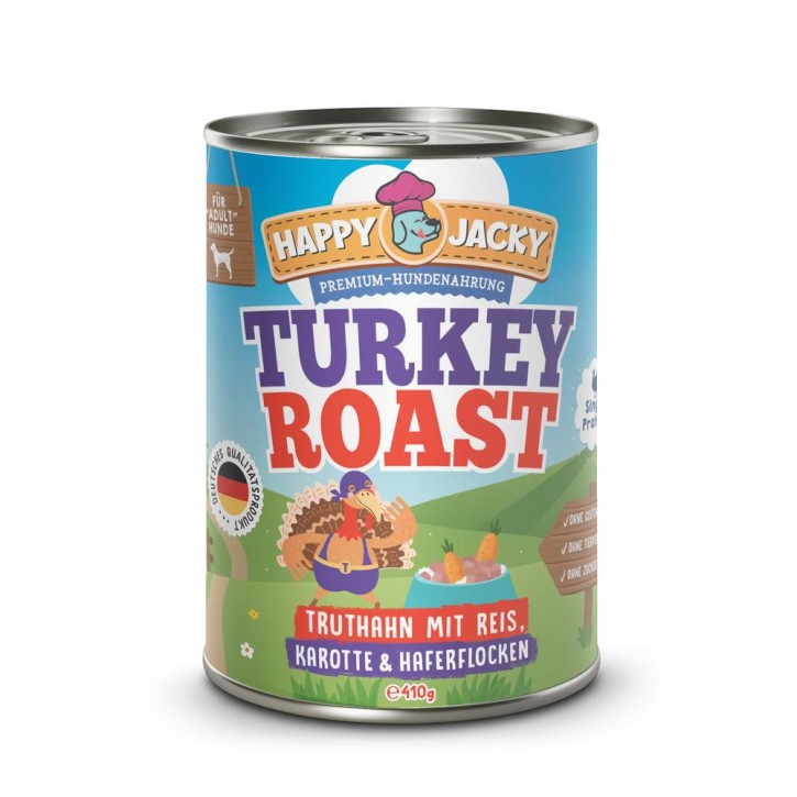 Happy Jacky Dog Turkey Roast 410 g