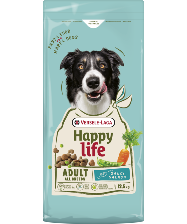 Happy Life Adult mit Lachs 12,5 kg (SPARTIPP: unsere Staffelpreise)