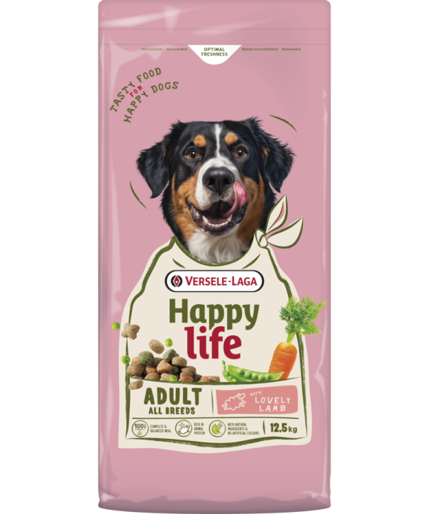 Happy Life Adult mit Lamm 12,5 kg (SPARTIPP: unsere Staffelpreise)