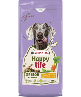 Happy Life Senior mit Huhn 12,5 kg (SPARTIPP: unsere Staffelpreise)