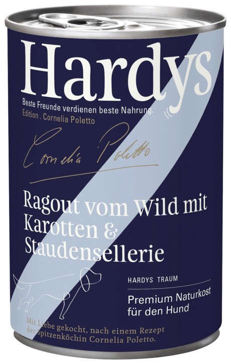Hardys Traum Cornelia Poletto Ragout vom Wild mit Karotten & Staudensellerie 12 x 400 g