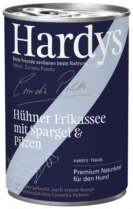 Hardys Traum Cornelia Hühner Frikassee mit Spargel & Pilzen 12 x 400 g