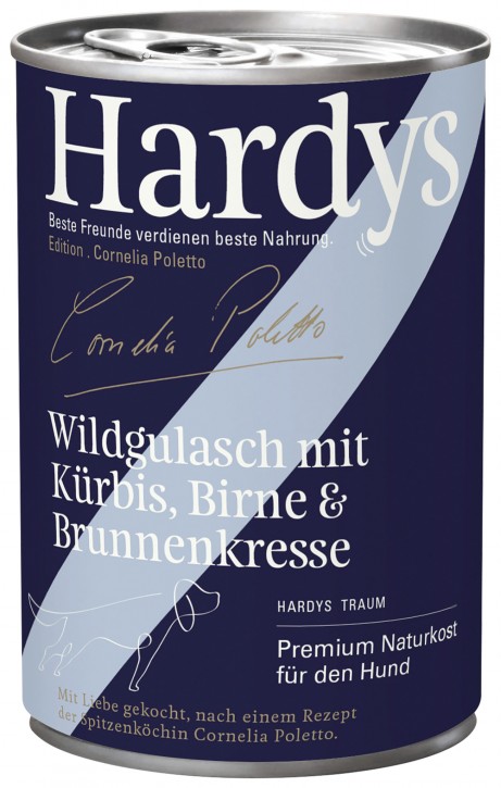 Hardys Traum Cornelia Poletto Wildgulasch mit Kürbis, Birne & Brunnenkresse 12 x 400 g