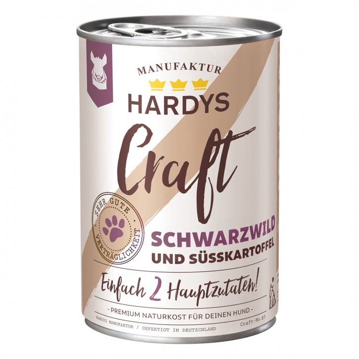 Hardys Traum Craft Schwarzwild und Süßkartoffel 400 g