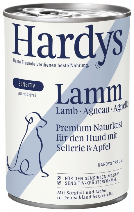 Hardys Traum Sensitiv mit Lamm 400 g oder 800 g