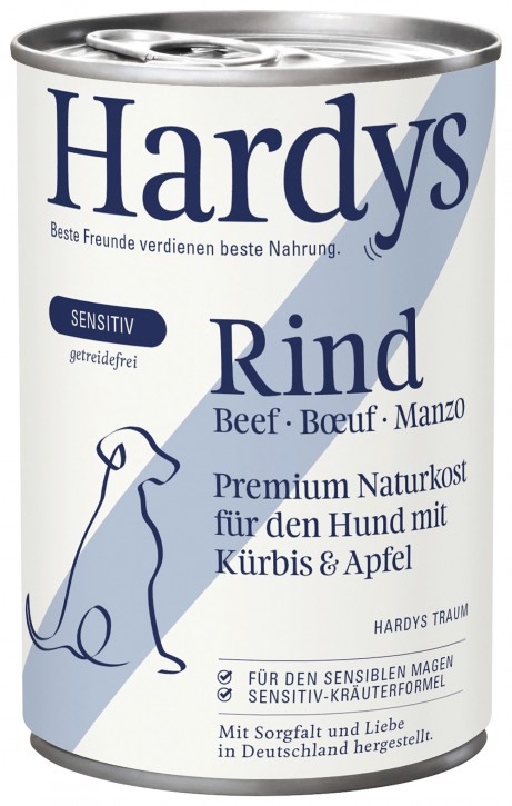 Hardys Traum Sensitiv mit Rind 400 g oder 800 g