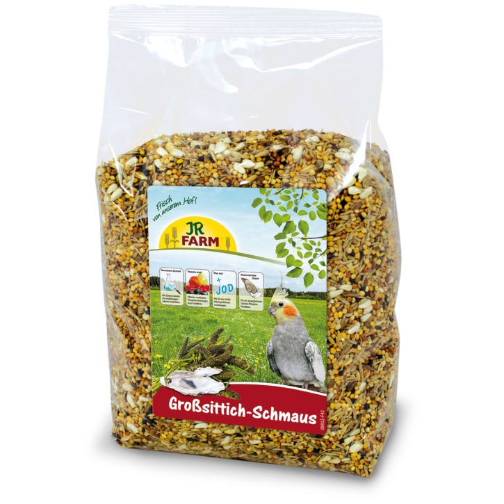 JR Farm Birds Großsittich Schmaus 4 x 1 kg