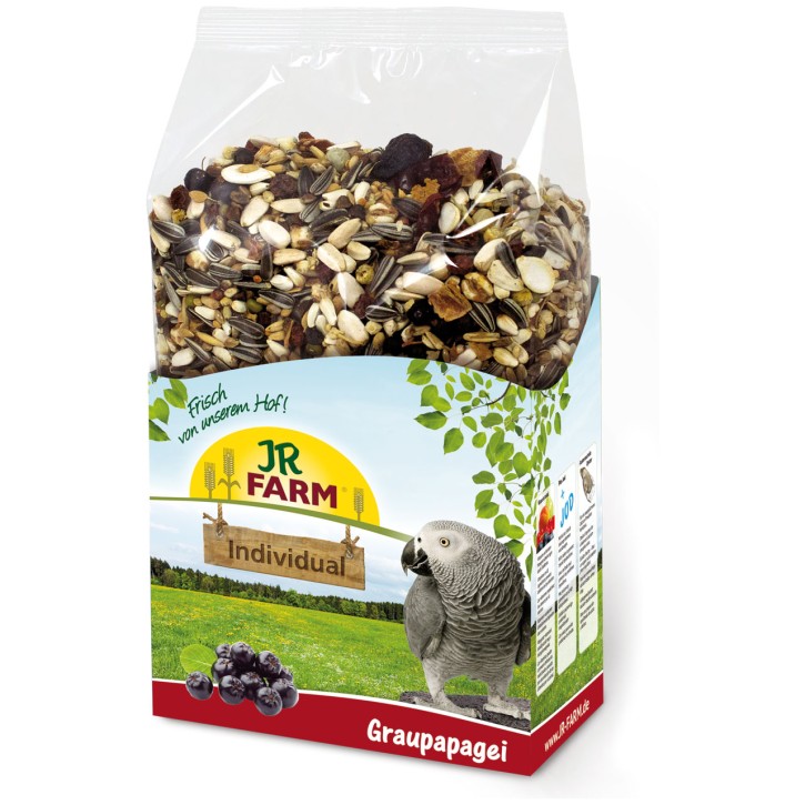 JR Farm Birds Individual Graupapagei 4 x 950 g