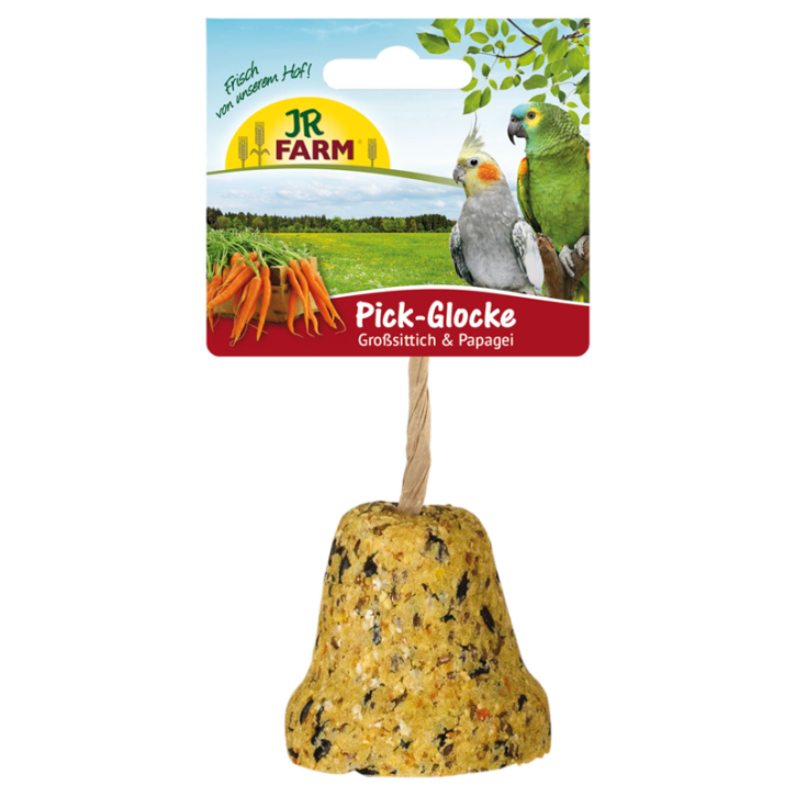 JR Farm Birds Pick Glocke Großsittich und Papagei 5 x 160 g