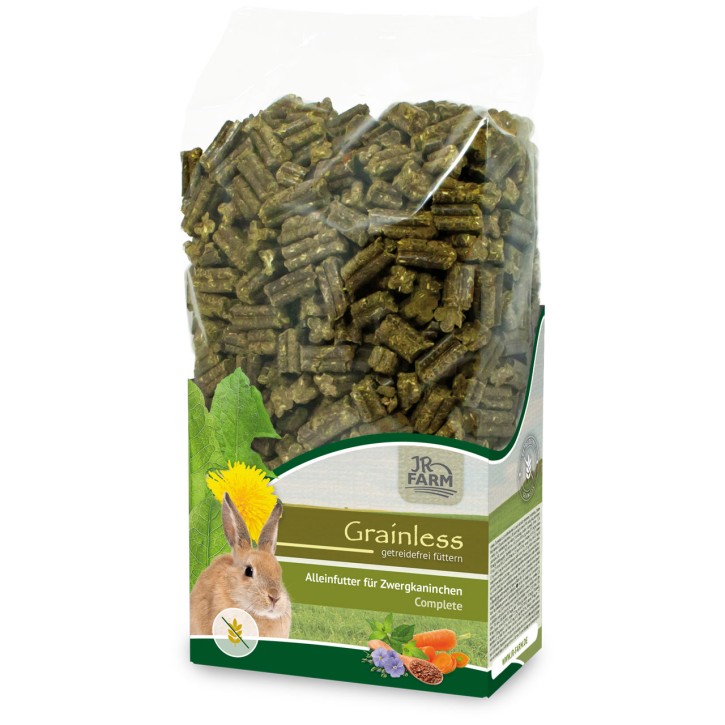 JR Farm Grainless Complete Zwergkaninchen 6 x 1,35 kg
