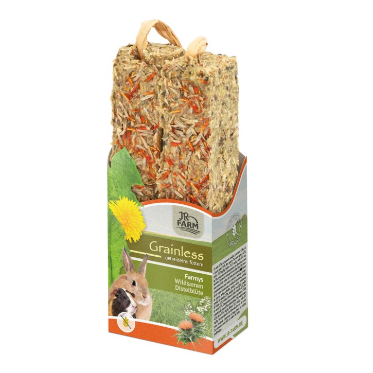 JR Farm Grainless Farmys Wildsamen Distelblüte 8 x 140 g JR Farm Grainless Farmys Wildsamen Distelblüte 8 x 140 g