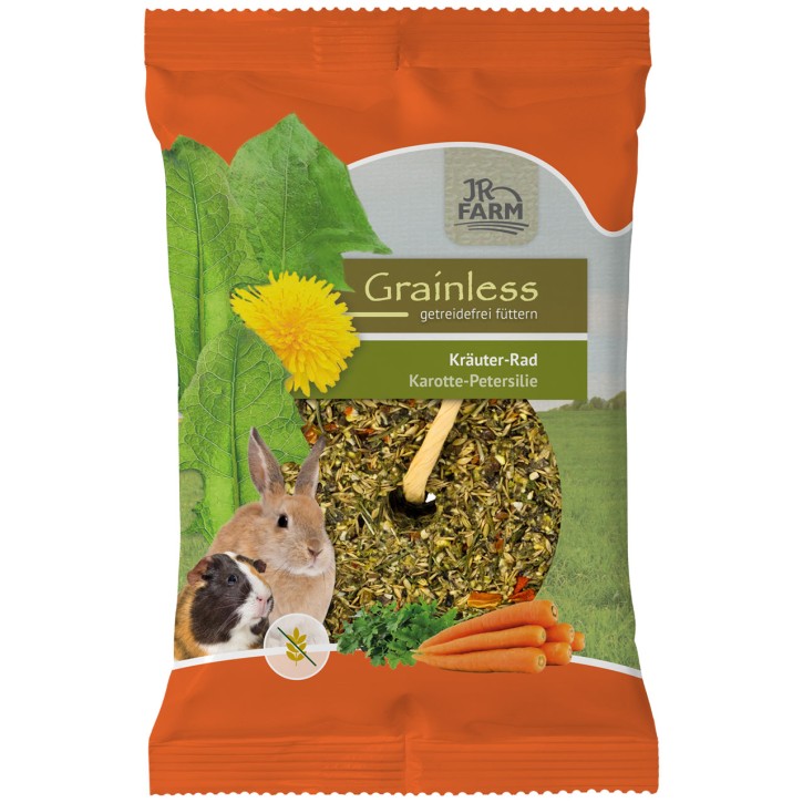 JR Farm Grainless Kräuterrad Karotte Petersilie 4 x 140 g