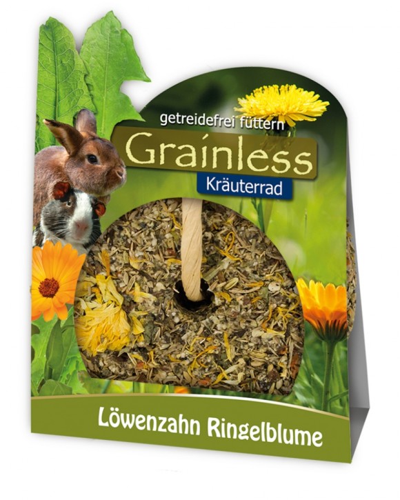 JR Farm Grainless Kräuter Rad Löwenzahn und Ringelblume 4 x 140 g