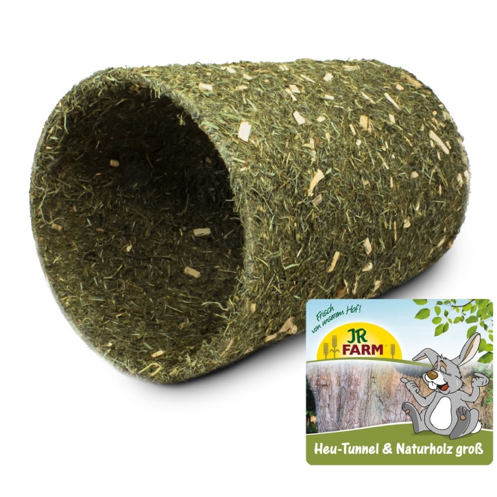 JR Farm Heu Tunnel Naturholz groß 1 x 750 g