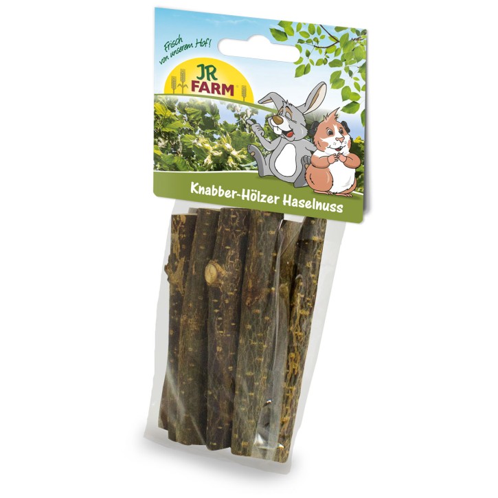 JR Farm Knabber Hölzer Haselnuss 8 x 40 g