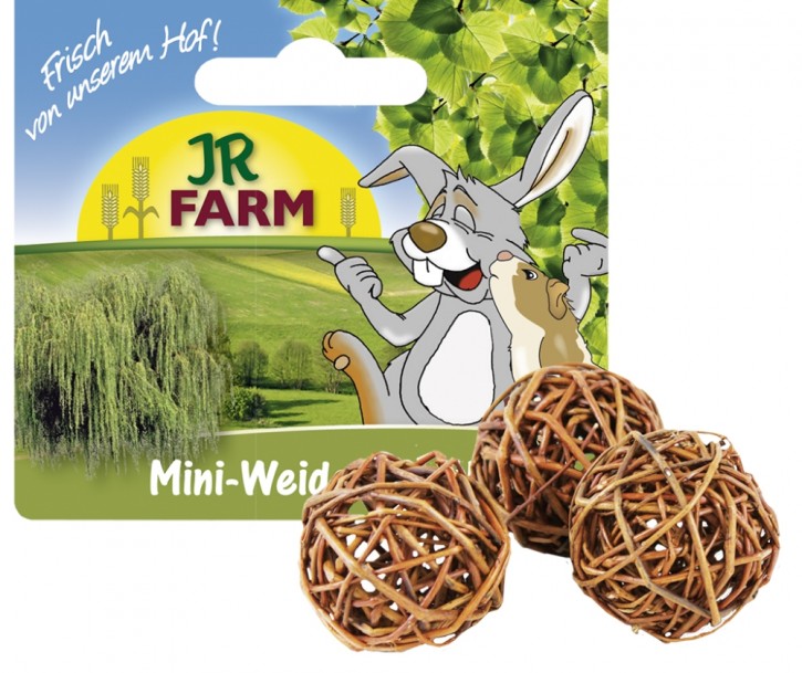 JR Farm Mr. Woodfield Mini Weiden-Spielbälle 18 Stück