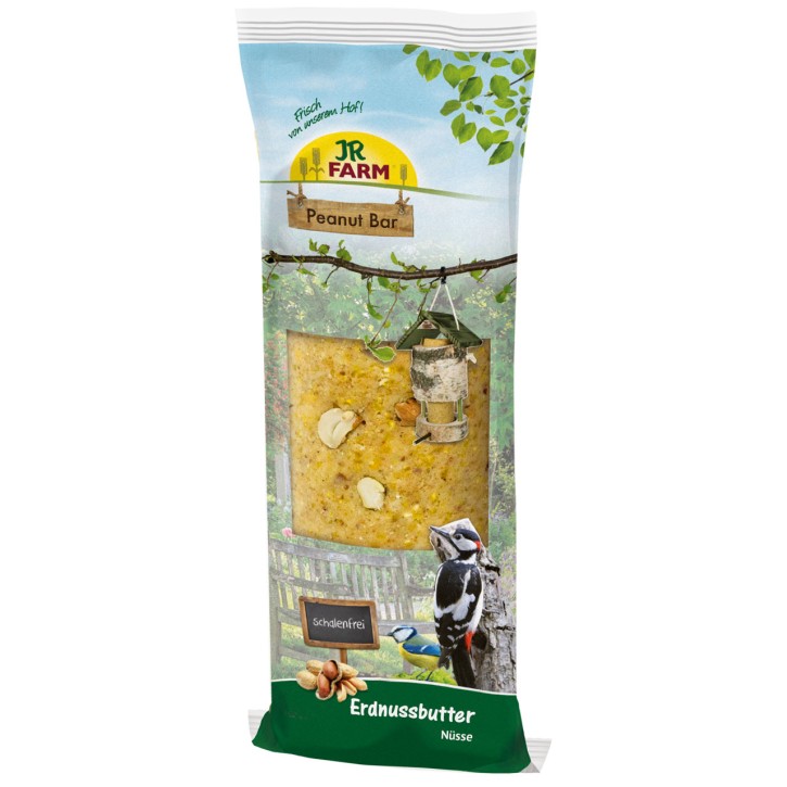 JR Farm Peanut Bar Erdnussbutter mit Nüssen 5 x 350 g