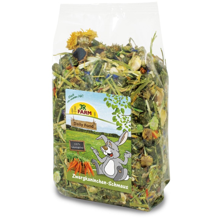 JR Farm Zwergkaninchen Schmaus 1,2 kg oder 2,5 kg