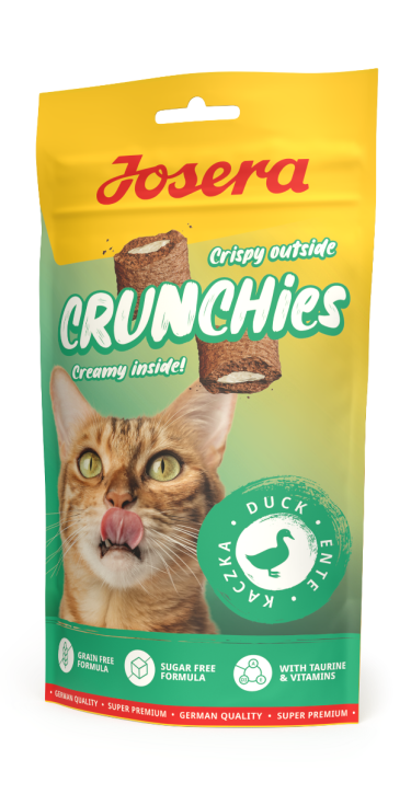 JosiCat Crunchies Duck 12 x 60 g