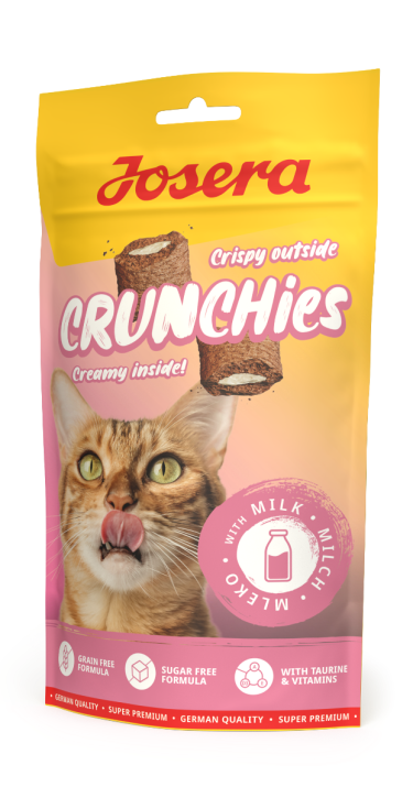 JosiCat Crunchies Milk 12 x 60 g