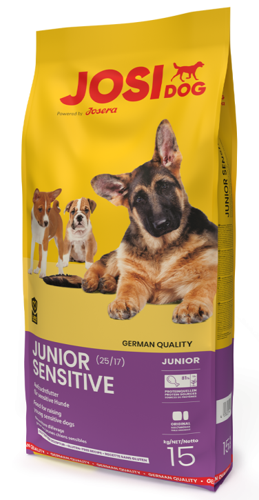 JosiDog Junior Sensitive 15 kg