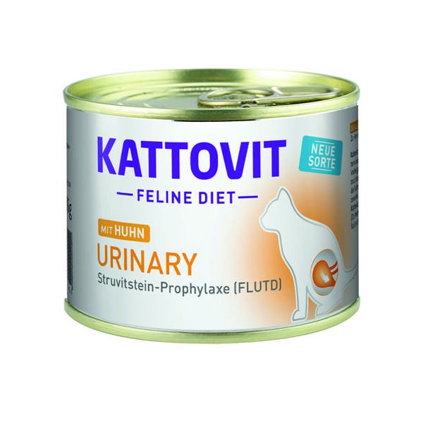 Kattovit Feline Diet Urinary mit Huhn 12 x 185 g